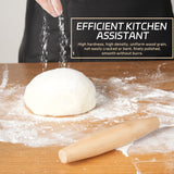 French Rolling Pin for Baking - Tuyotue 7.9 Inches Beech Wood Tapered Rolling Pin Dough Roller for Pizza Dough, Pie Crust Cookie Fondant Dumpling Tuyotue