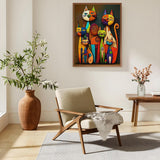 Funny Cat Diamond Painting Kits for Adults, Abstract Cat Diamond Art Kit for Adults Beginner, DIY Full Drill Cute Animal Diamond Dots Paintings Gem Art and Craft for Adult Home Decor 11.8x15.7 in Shouruihua