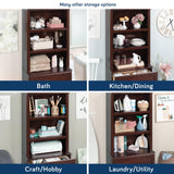 Sauder Miscellaneous Storage Library, in a Select Cherry Finish Sauder