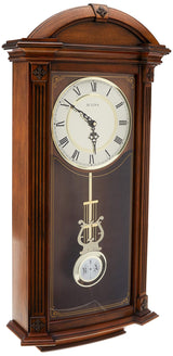 Bulova C4331 Hartwick Chiming Clock, Walnut 29.75 x 14 x 5.5 Bulova