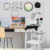 Smartstitch S-1201 Compact Embroidery Machine with 12 Needles, 1200SPM Max Speed, 7“ Screen, Wifi, 9.5"x12.6" Embroidery Area, Your First Commercial Embroidery Machine for Flat, Hat, T-shirt and more smartstitch