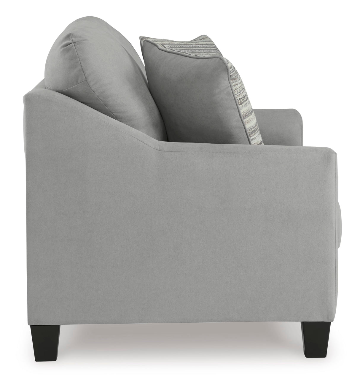 Signature Design by Ashley Adlai Casual Loveseat with 2 Toss Pillows, Light Gray Signature Design by Ashley