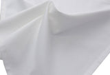 COTTON CRAFT White Dinner Napkins - Set of 24 Classic Twill Pure Cotton Soft Cloth Napkins - Durable Washable Reusable Napkin - Everyday Table Napkin - Restaurant Wedding Party Gift - 17 x 17 inches COTTON CRAFT