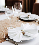 Utopia Home [24 Pack, White] Cloth Napkins 17x17 Inches, 100% Polyester Dinner Napkins with Hemmed Edges, Washable Napkins Ideal for Parties, Weddings and Dinners Utopia Home