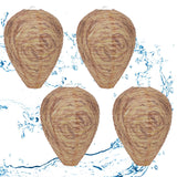 4 Pack Wasp Nest Hanging Fake Wasp Nest Paper Material Hornet Nest for Wasps… Yuvrwink