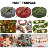 BALEINE Premium Wreath Storage Container, Oxford Christmas Wreath Storage Bags with Durable Tarp Material and Reinforced Handle for Holiday Xmas (Green, 30") BALEINE