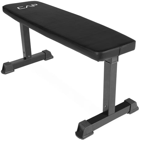 CAP Barbell Flat Weight Bench, Black CAP Barbell
