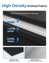 Sumobaby Blackout Curtains for Bedroom Portable 42"x60",No Drill Black Out Shades with Upgraded Hook&Loop Tapes,100% Blackout Window Cover,Thermal Insulated Blinds for Bedroom,Nursery(1 Panel,Black) Sumobaby