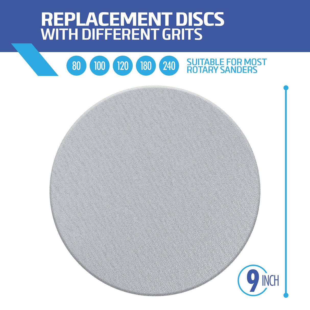 9 Inch Radial Sander for Drywall & Home Improvement Renovations, Ideal for All Home Projects - Includes 25pcs Wall Sanding Discs & Extension Pole, Use for Multiple Projects Paint Contractor Life