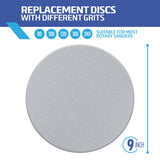 9 Inch Radial Sander for Drywall & Home Improvement Renovations, Ideal for All Home Projects - Includes 25pcs Wall Sanding Discs & Extension Pole, Use for Multiple Projects Paint Contractor Life