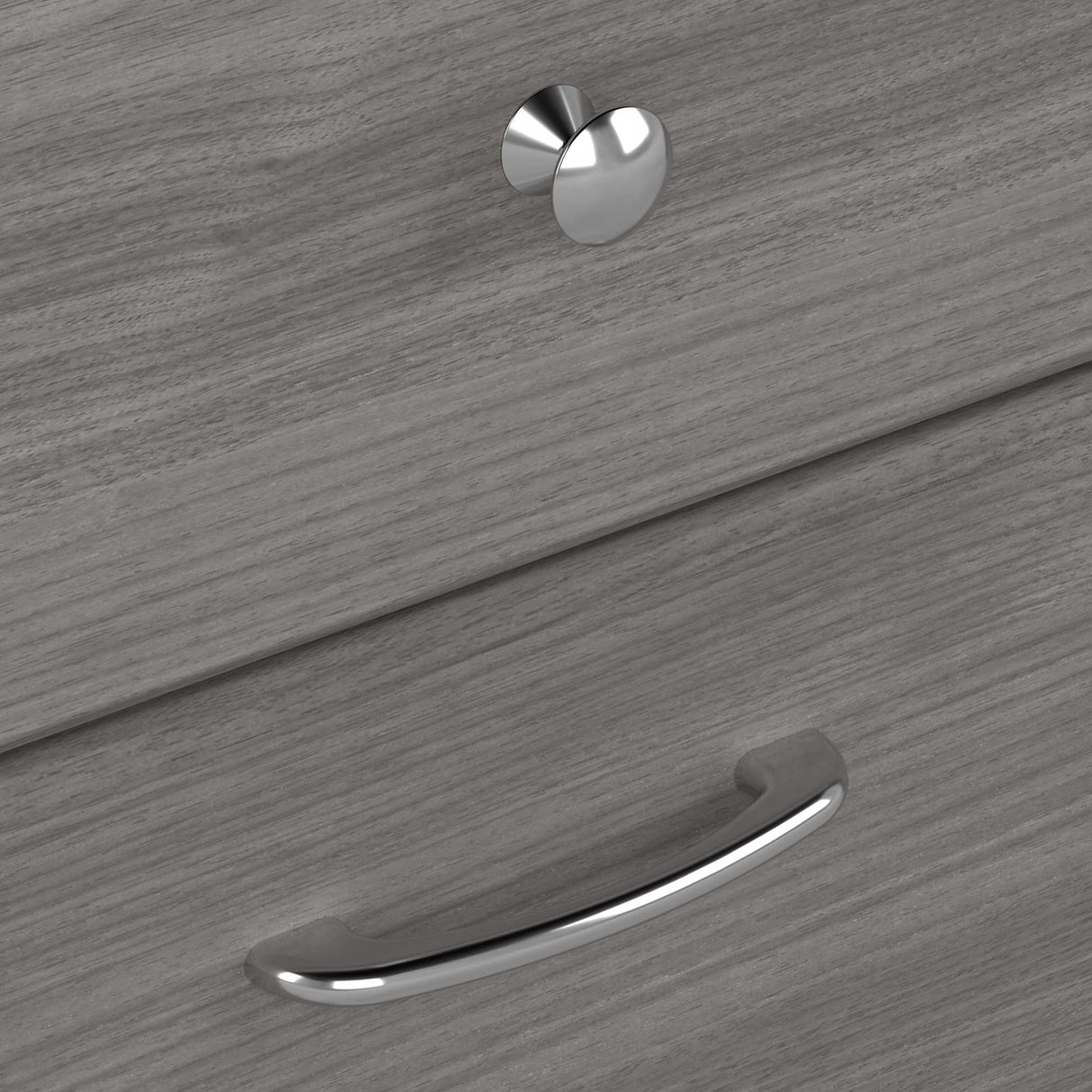 Bush Furniture Cabot 60W Computer Desk with Drawers in Modern Gray, Workstation and File Storage, Desktop with Organization Solutions for Home Office Bush Business Furniture