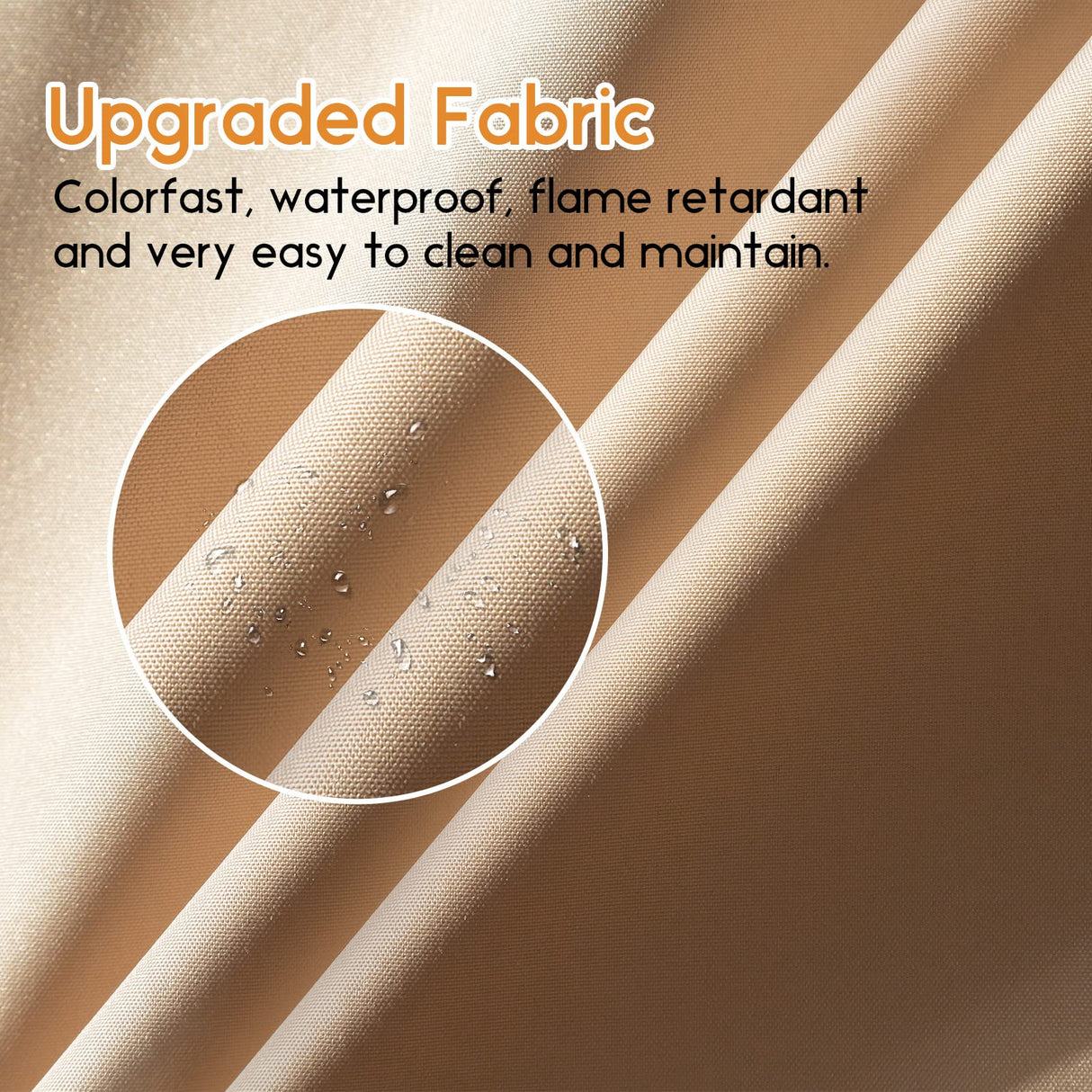 Warmally 10'x10' Outdoor Retractable Pergola, Aluminum Frame Patio Pavilion with Sun Shade Canopy Cover, Sun Shelter Gazebo for Deck, Porch, Garden, Lawn (Beige) Warmally