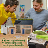 Thames & Kosmos Green Engineering STEM Kit | Build & Experiment with an Energy-Efficient Model Home, Explore Clean Energy, Sustainable Living, Includes Solar Panel, LEDs, Sensors, Ideal for Classrooms Thames & Kosmos