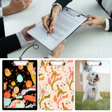 AUEAR, 6 Pack Sublimation Clipboard Blanks 9x12 MDF A4 White for Office Teacher DIY Craft AUEAR