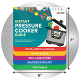Instant Pot Magnetic Cheat Sheet Magnet - Instant Pot Accessories - Cookbooks Pressure Cooker Cooking Guide - 7”x 6” Instapot Booklet - Instantpot Cooking - Kitchen Gifts For Women - Kitchen Gadgets Momo & Nashi