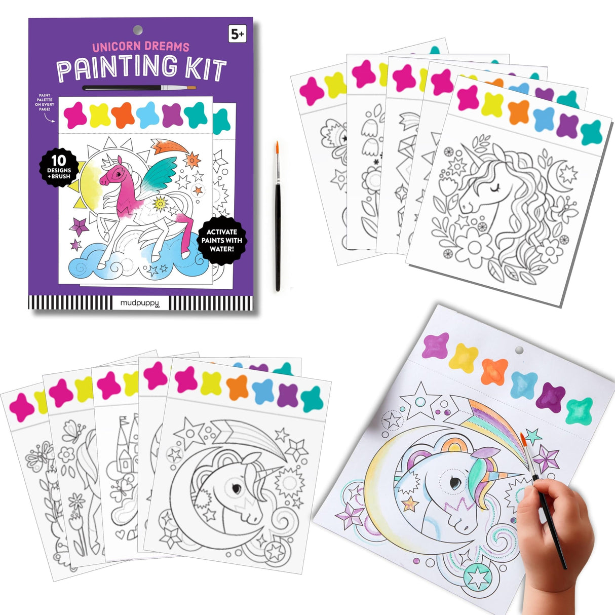 Mudpuppy Unicorn Dreams Painting Kit Mudpuppy
