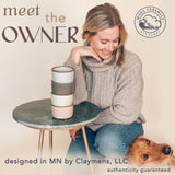 Mora Ceramic Ramekins - 8oz, Set of 6 - Small Oven Safe Baking Dishes/Cups - For Personal Pudding, Creme Brulee, Souffle, Serving Dip, Custard, Ice Cream - Single Mini Bowls - Assorted Neutrals MORA CERAMICS HIT PAUSE