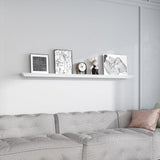 WELLAND 72-Inch Fireplace Mantel Shelf Wall Mounted,White Corona Crown Molding Ledge Floating Shelf, Pinewood WELLAND