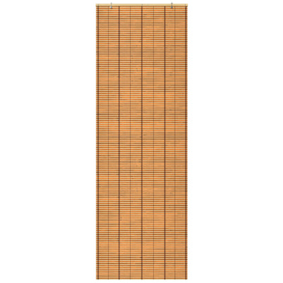 Red Lantern Burnt Bamboo Cordless Window Shade - Two-tone Honey, 24" Wide