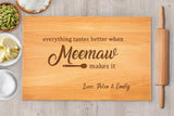 Robest's Gift Personalized Gifts For Grandma Kitchen For Mother Day - Custom Cutting Boards Wood Engraved, Wood Boards For Food, Personalized Charcuterie Board, Handmade Cutting Boards, Custom Kitchen Generic