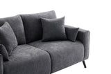 Comkei 70” Loveseat Sofa, Grey Love Seat Couches for Living Room, 2 Seater Small Couch for Small Spaces, Bedroom, Office Sofas Comkei