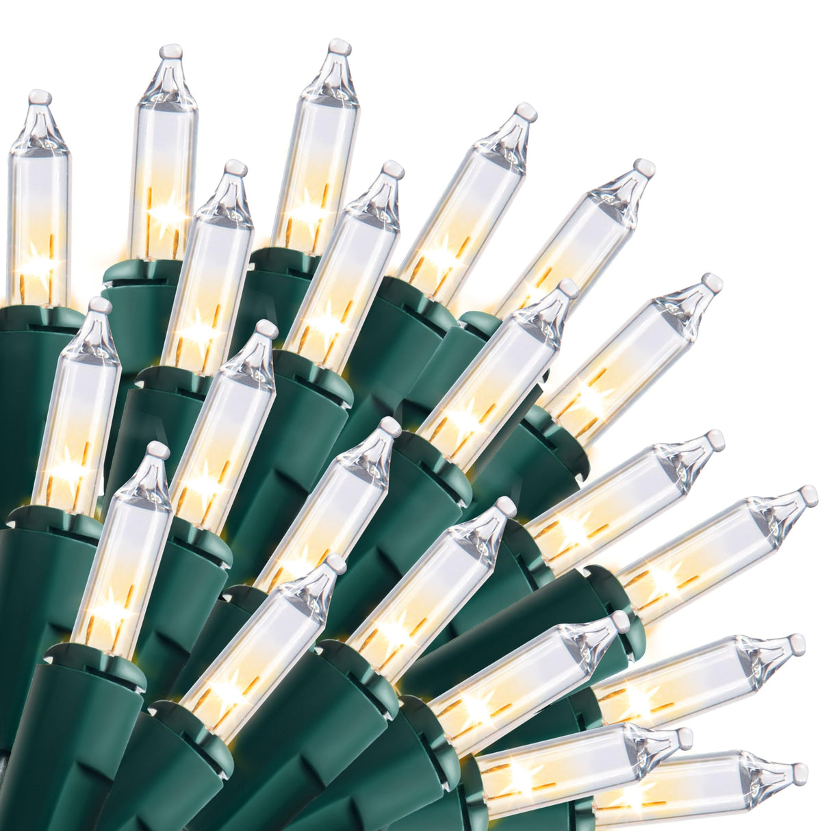 Joiedomi Clear Christmas String Lights Indoor,300(3x100) Mini Warm White Fairy Light,64.2 FT Lighting Decor for Patio Dorm Classroom Bedroom Holiday Wedding Party Garland Birthday Festival,Green Wire Joiedomi