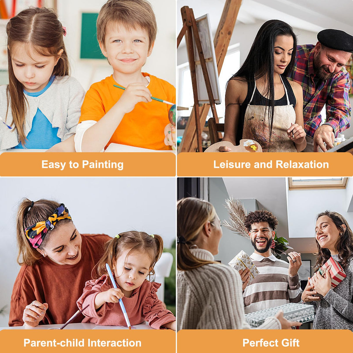 HEIBAGO Animal Diamond Painting Kits for Adults, 5D DIY Tiger Full Drill Round Diamond Art Kits with Flowers Diamond Painting, Diamond Dots Perfect for Home Wall Decor 12x16inch HEIBAGO