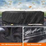 Ruimoy Patio Furniture Covers, Outdoor Furniture Cover Waterproof, General Purpose, Outside Table and Chair Covers, Heavy Duty 600D (108 Inch L x 82 Inch W x 27.9 Inch H) Ruimoy