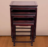 Red Lantern Rosewood Nesting Table Red Lantern