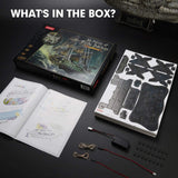 CubicFun 3D Puzzles for Adults Green LED Flying Dutchman, 360 Pieces Pirate Ship Arts & Crafts for Adults Gifts for Men Women Model Kit, Lighting Ghost Ship Easter Gifts Valentine's Day Gift CubicFun