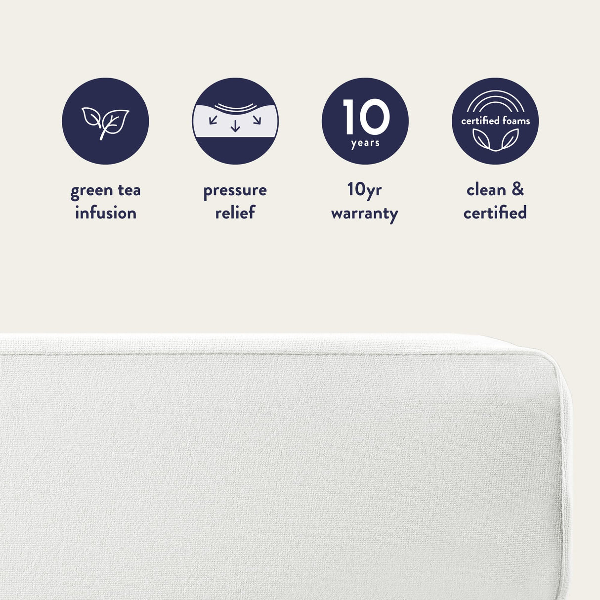 Best Price Mattress 6 inch Twin Mattress Bed-In-A-Box, Green Tea Memory Foam, White Best Price Mattress