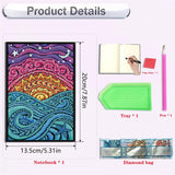 Mandala Diamonds Painting Notebook for Adults, A5 Diamond Art Journal and DIY Sketchbook, Diamond Art Kit Supplies,Gift for Beginners, Craft Lovers, Artists. (Mandala) Formeydemi