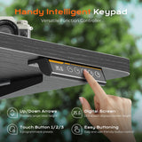 Huuger 55 x 28 Large Electric Standing Desk, Height Adjustable Computer Desk, 27.6" Deep Desktop, Stand up Gaming Office Table with 2 Hooks, 3 Preset Heights, for Home Office, Black Huuger