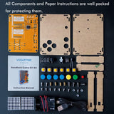 DIY Solder Project Game Kit with 5 Retro Classic Games for Electronic Soldering Practice and Learning, Comfortable Acrylic Case and Handheld Size, Ideal Gift for Family and Friends by VOGURTIME VOGURTIME