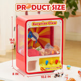 JOYIN Claw Machine Arcade Toy with LED Light & Adjustable Sound, Rechargable Dispenser Toys Mini Vending Machine for Kids - Perfect Christmas & Birthday Big Gifts for Kids, Ages 3+ JOYIN