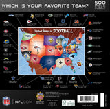 MasterPieces Sports Puzzle - All Teams 500 Piece Jigsaw Puzzle for Adults - NFL League Map Puzzle - 24"x18" Masterpieces