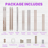 Olikraft Weaving Loom for Kids & Adults with Adjustable Stand - Wooden Loom. Weaving Kit. Telar. (Large) Olikraft