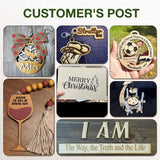 ROBOTIME 12-Pack 3mm Basswood for Laser Cutting - 12 x 12 x 1/8 Inch - Craft Wood A/A Grade Basswood Sheets 1/8" - 1/8" Plywood for Laser Cutting, Engraving & Wood Burning (Pyrography) ROBOTIME