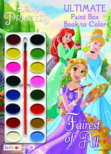 Disney Princess Paintbox Coloring and Activity Book with 16 Paints, Bendon 42350, 7.75 x 10.75 Disney