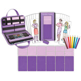 Fashion Plates Classic – Girls Fashion, Mix-and-Match Drawing Kit, Arts and Crafts, Coloring, Art Supplies, Craft Supplies, Stencils, Crayons Included, Create Your Own Fashion Designs, Ages 6+ PlayMonster