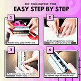 Sublimation Pen Pinch Perfect, Pen Sublimation Tool, Pen Clamp for Sublimation Blank Pens Pinch Perfect