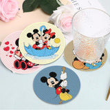 nekpiahu 8Pcs Diamond Painting Coasters with Holder,DIY Cartoon Life Coaster Diamond Art Kits for Adults Kids,Beginners Round Full Drill Diamond Art Craft Supplies nekpiahu