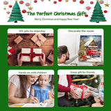 WEMEON Christmas Paint by Numbers Kit for Adults- Red Truck Adult Paint by Number Kits on Canvas Arts Crafts for Adults(16 x 20 Inch) WEMEON