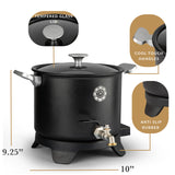 Craft & Venture Wax Melter for Candle Making - Candle Wax Melting Pot Holds 7qts (14lbs) of Wax – Soap Melter for soap Making Supplies - Easy Pour Candle Maker for Candle Making Supplies Craft & Venture