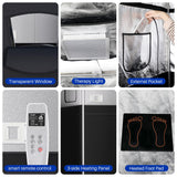 TOREAD Portable Far Infrared Sauna, Portable Infrared Full Size Sauna Tent, Sauna for Infrared Home Spa, Heated Body Therapy, Time & Temperature Remote Control (35"x35"x71") TOREAD