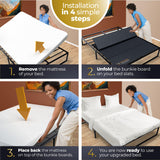 Golden Home Essentials 58in x 80in Bunkie Board Queen Size, Heavy Duty Bed Board for Under Mattress to Stop Sagging Mattress Golden Home Essentials