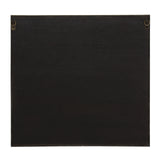 Kate and Laurel Baralt Shiplap Wood Plank Art, Black, White and Rustic Brown Kate and Laurel