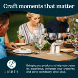 Libbey 56030 Baker's Basics 3-Piece Covered Casserole Dishes, Versatile Glass Baking Dishes for Oven, Clear Lead-Free Casserole Cookware Libbey