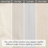 Madison Park Galen Cordless Roman Shades-Fabric Privacy Single Panel Darkening,Energy Efficient,Thermal Insulated Window Blind Treatment,for Bedroom,Living Room Decor,31"x64", Galen Basketweave Ivory Madison Park