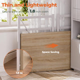 SOROGRA Folding Desk, Small Foldable Desk 39.4 Inch for Small Space, Computer Table Home Office Writing Desk with Storage Bag Headphone Hook, Easy Assembly, Oak SOROGRA